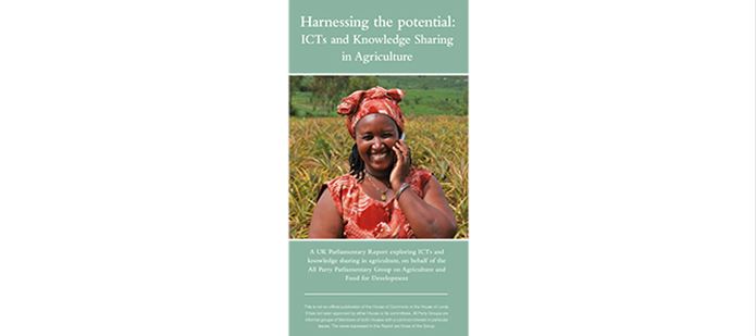New report published on agriculture and ICTs